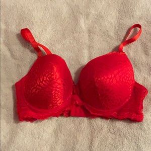 Red Lace Bra